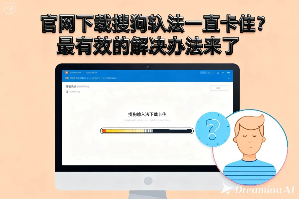 官网下载搜狗输入法一直卡住？最有效的解决办法来了
